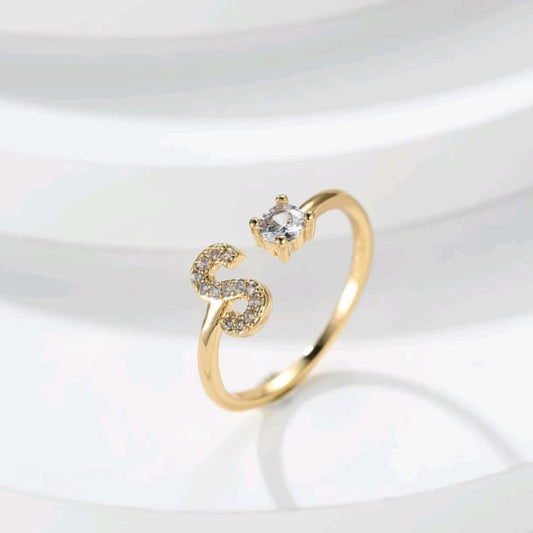 Artificial Zurcone with Name Initial Ring