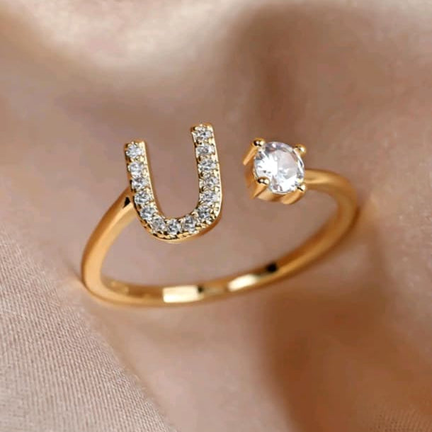 Artificial Zurcone with Name Initial Ring