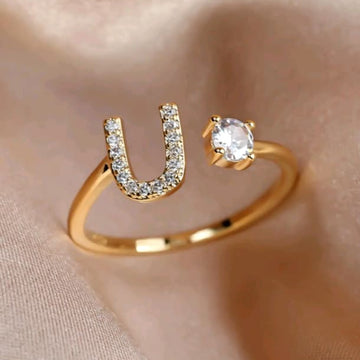 Artificial Zurcone with Name Initial Ring