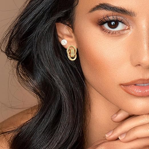 Earring,11 Pcs Fashion Hoop Earring Set