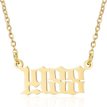 Birth Year Number Pendant